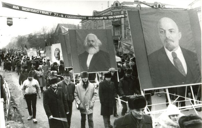 7 Ноября 1988 года. Одна из последних демонстраций...